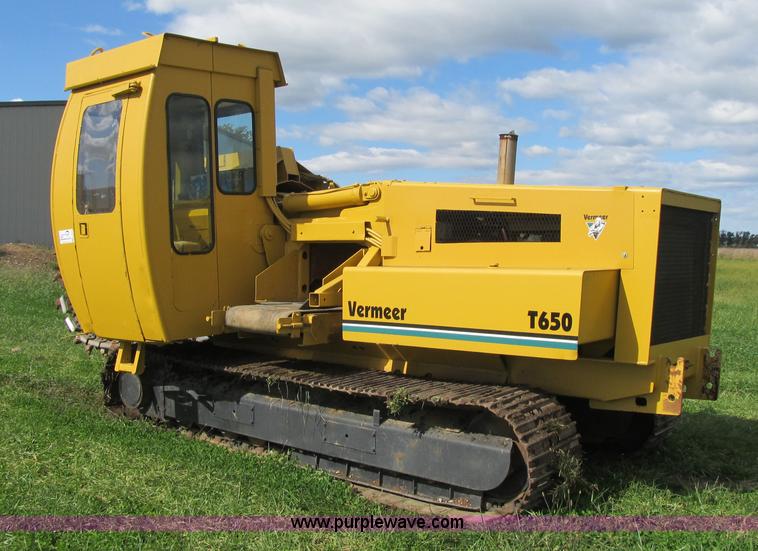 image for item G6510 1987 Vermeer T650 trencher