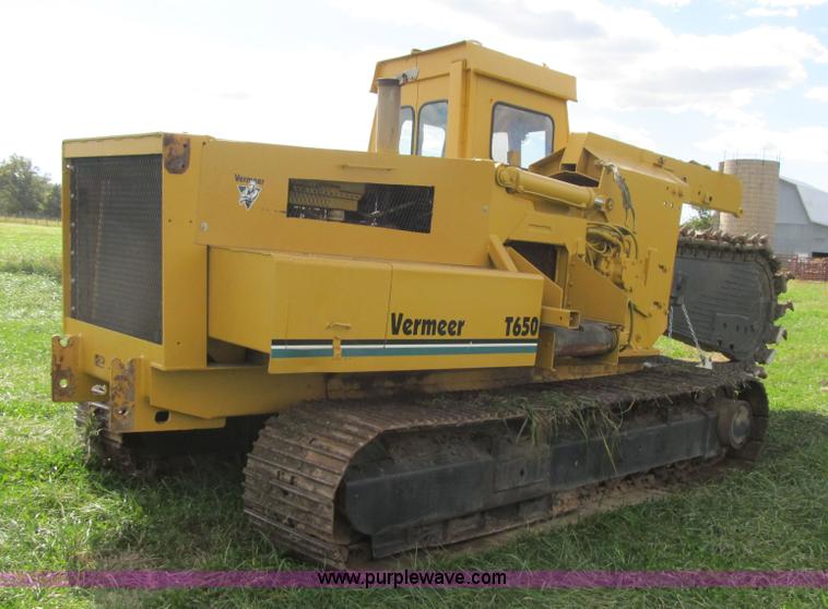 image for item G6510 1987 Vermeer T650 trencher