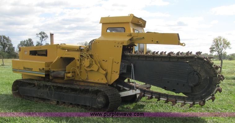 image for item G6510 1987 Vermeer T650 trencher