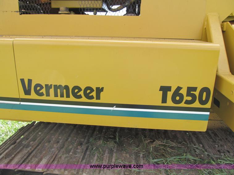 image for item G6510 1987 Vermeer T650 trencher