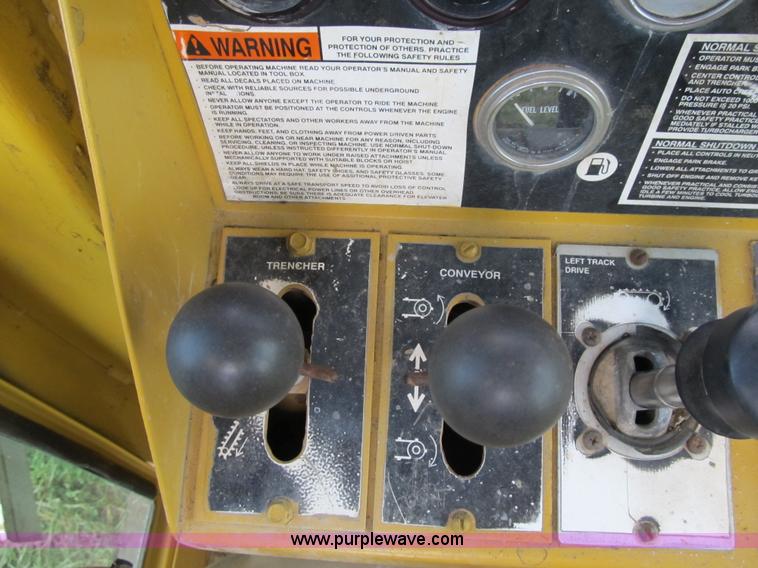 image for item G6510 1987 Vermeer T650 trencher