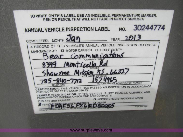 image for item G6520 2006 Ford F550 Super Duty XL bucket truck