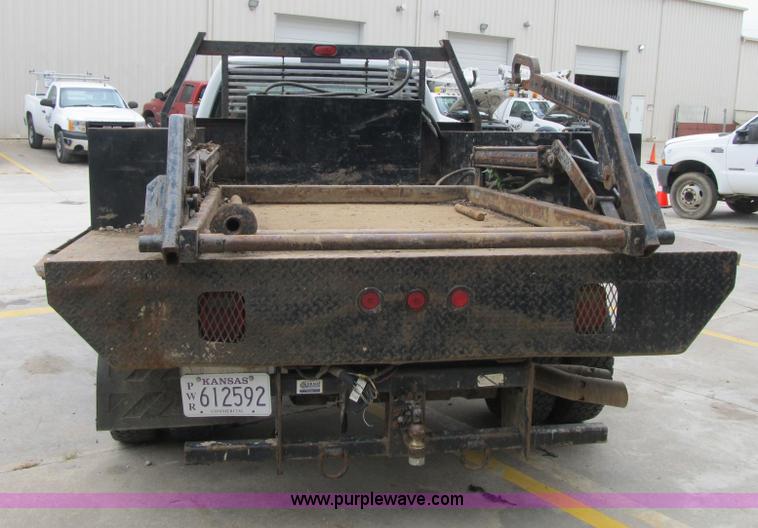image for item G6526 2008 Ford F550 Super Duty XL Crew Cab flatbed truck