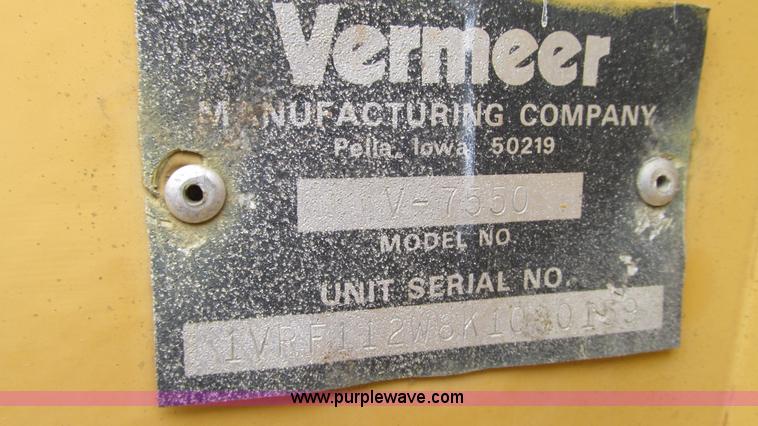 image for item G9093 1989 Vermeer V7550 cable plow