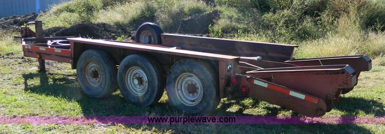 image for item H2368 1999 Belshe T-2 triple axle trailer