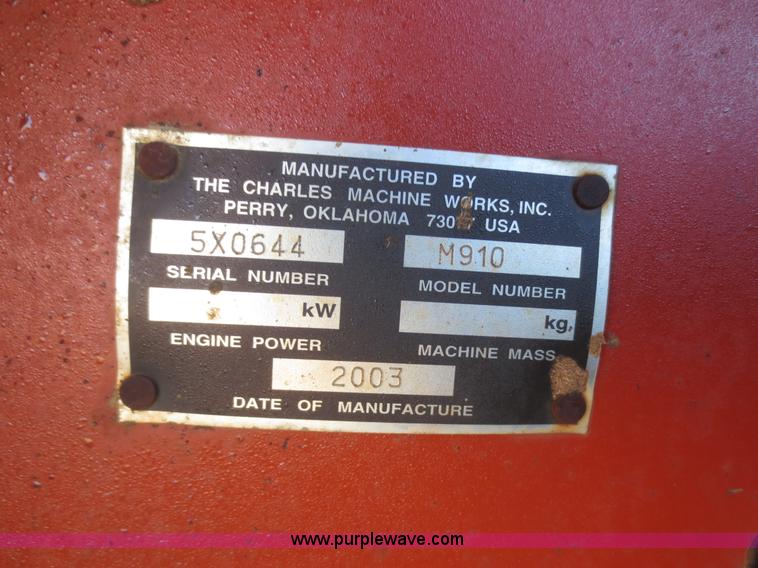 image for item I2212 2003 Ditch Witch RT70M trencher