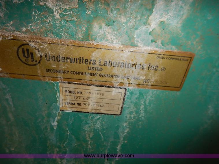 image for item I5346 Onan DGDB-4962873 generator