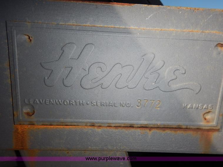 image for item I5379 Henke V snow plow