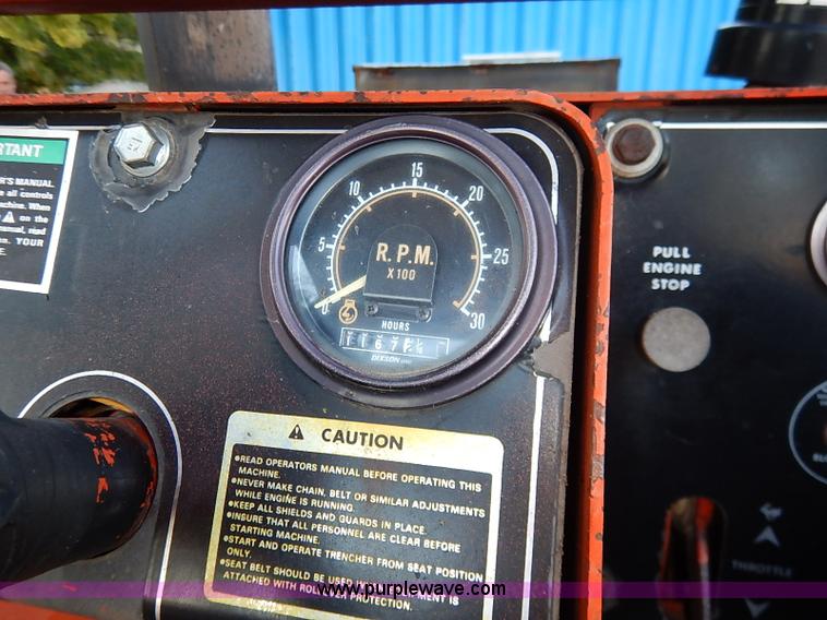 image for item I5395 Ditch Witch 6510 rock saw trencher