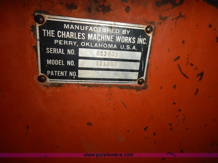 image for item I5395 Ditch Witch 6510 rock saw trencher