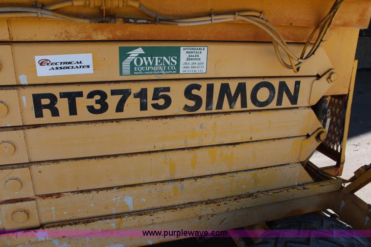 image for item I5881 Simon RT3715 scissor lift