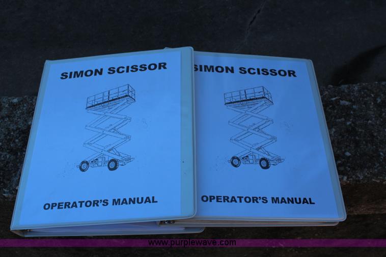 image for item I5881 Simon RT3715 scissor lift