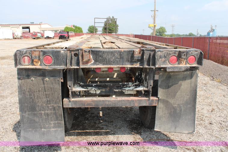 image for item J2242 1973 Fruehauf flatbed trailer