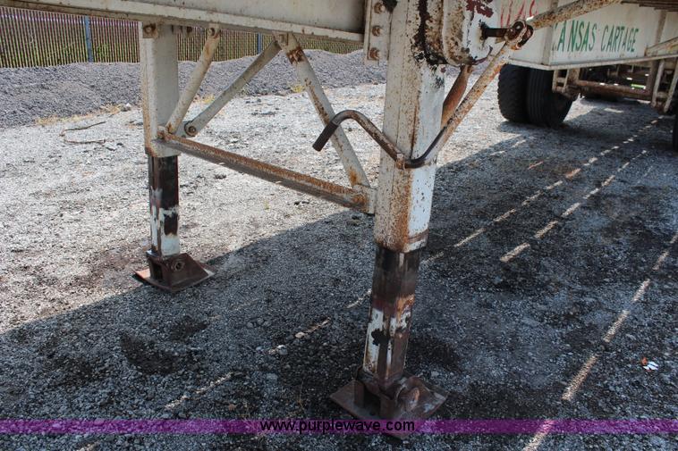 image for item J2242 1973 Fruehauf flatbed trailer