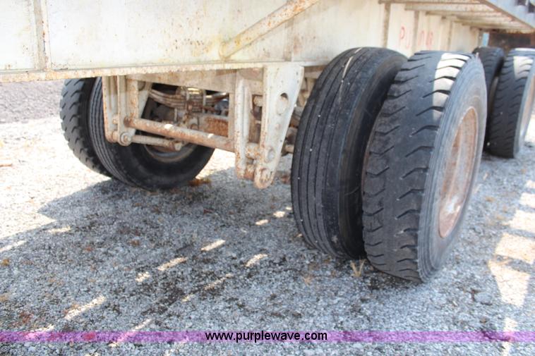 image for item J2242 1973 Fruehauf flatbed trailer