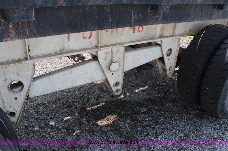 image for item J2242 1973 Fruehauf flatbed trailer