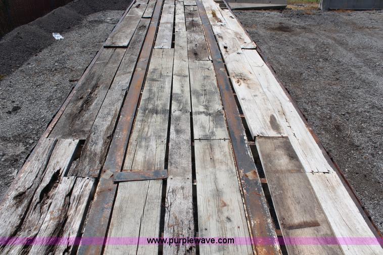 image for item J2242 1973 Fruehauf flatbed trailer