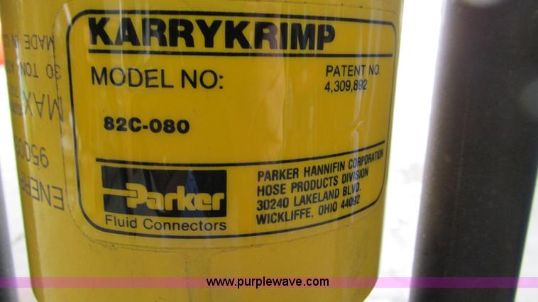 image for item AC9792 Parker 82C-080 Karry Krimp hydraulic hose crimper