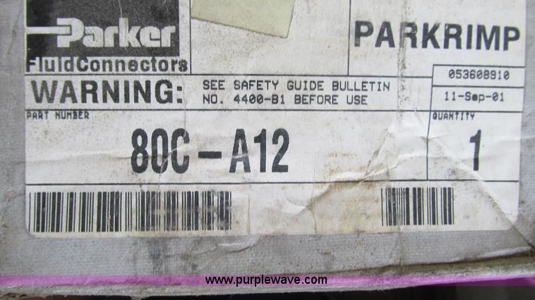 image for item AC9792 Parker 82C-080 Karry Krimp hydraulic hose crimper