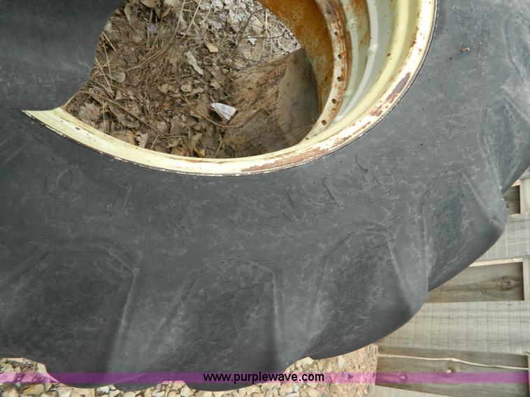 image for item AQ9462 (2) Firestone 18.4-34 tractor tires