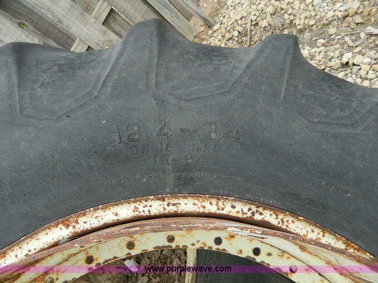 image for item AQ9462 (2) Firestone 18.4-34 tractor tires