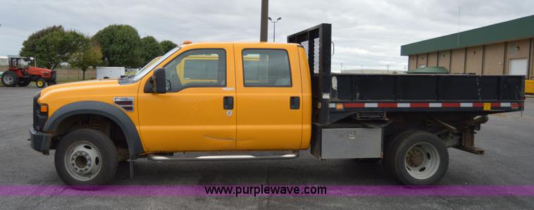 image for item AY9475 2008 Ford F450 Super Duty XL Crew Cab dump truck