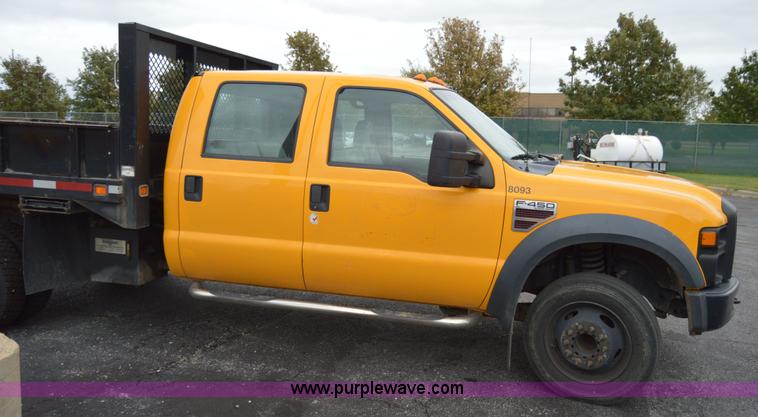 image for item AY9475 2008 Ford F450 Super Duty XL Crew Cab dump truck