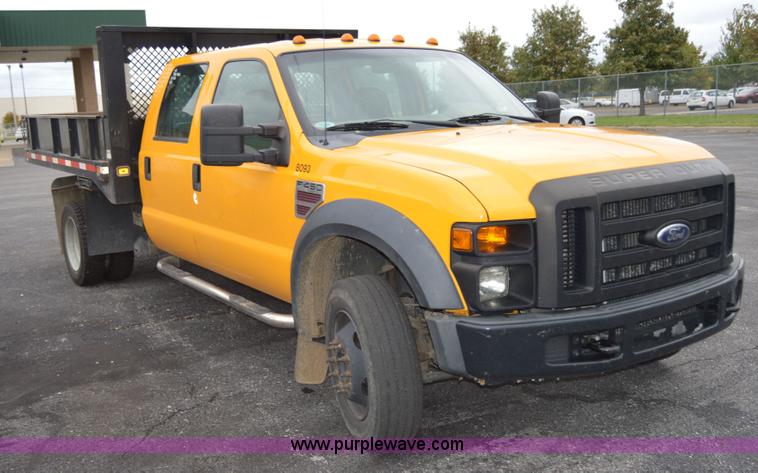 image for item AY9475 2008 Ford F450 Super Duty XL Crew Cab dump truck