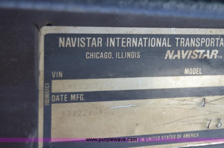 image for item AY9484 1990 International 4900 propane truck