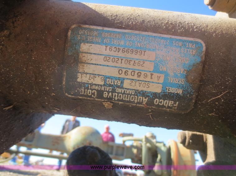 image for item AZ9147 (2) axles