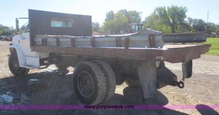 image for item D2180 1978 Chevrolet C60 flat bed dump truck