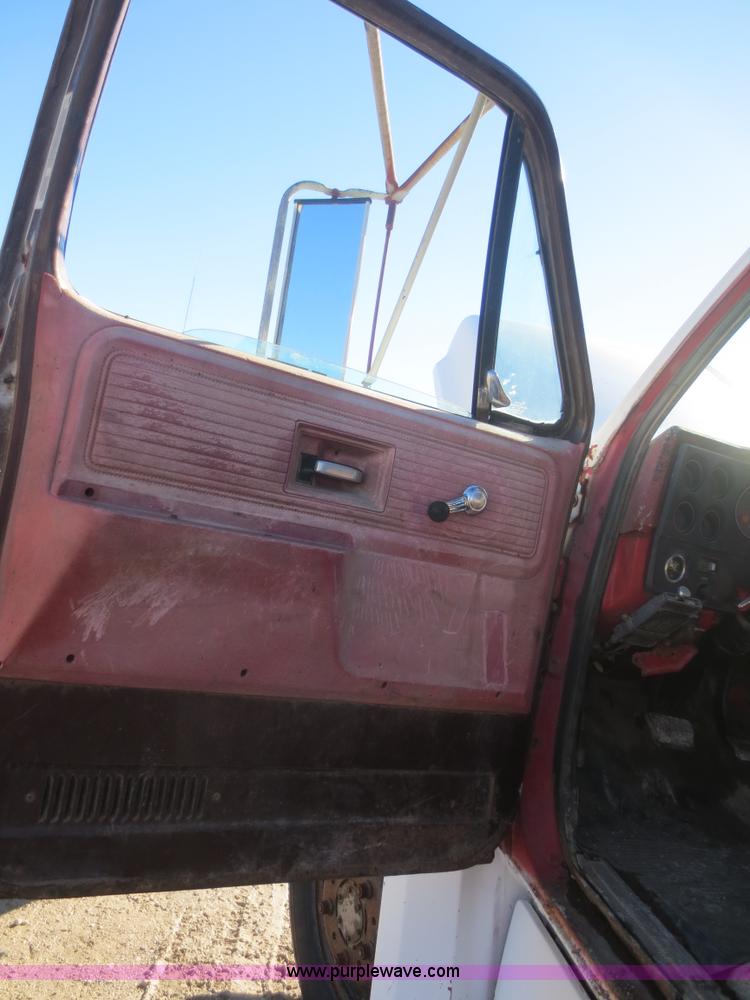 image for item D2180 1978 Chevrolet C60 flat bed dump truck