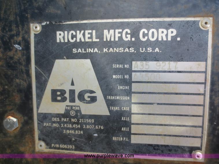 image for item D2185 Big A 3500 floater cab and chassis