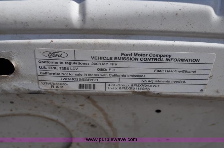 image for item F2078 2008 Ford Crown Victoria Police Interceptor