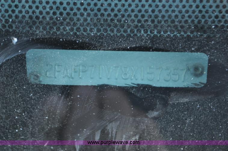 image for item F2080 2008 Ford Crown Victoria Police Interceptor