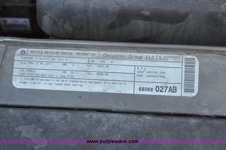 image for item F2083 2010 Dodge Charger R/T Police