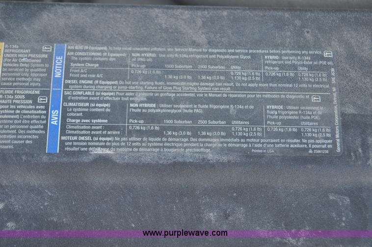 image for item F2091 2010 Chevrolet Tahoe SUV