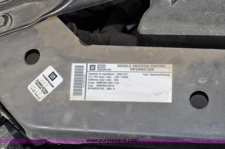 image for item F2093 2009 Chevrolet Impala Police