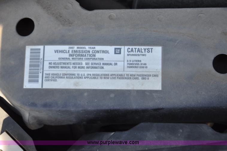 image for item F2095 2007 Chevrolet Impala Police