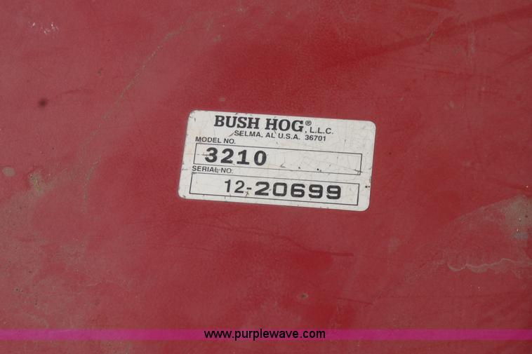 image for item F3369 Bush Hog 3210 rotary mower
