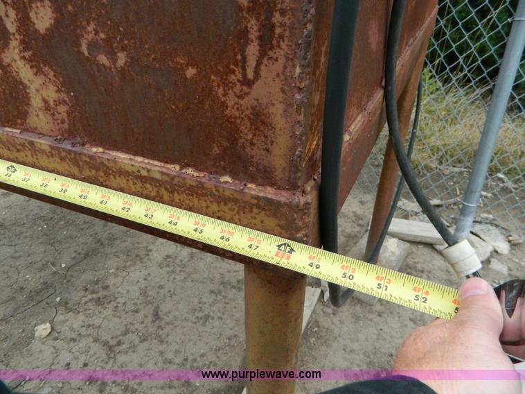 image for item H2369 Shop built sand blast cabinet