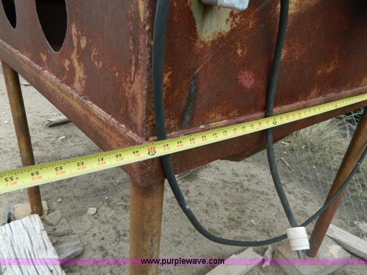 image for item H2369 Shop built sand blast cabinet