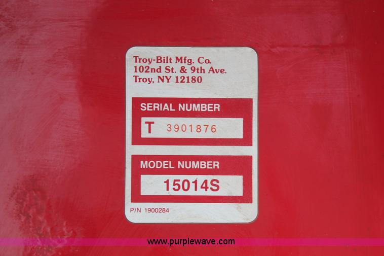 image for item H5560 Troy-Bilt 15014S Super Tomahawk chipper