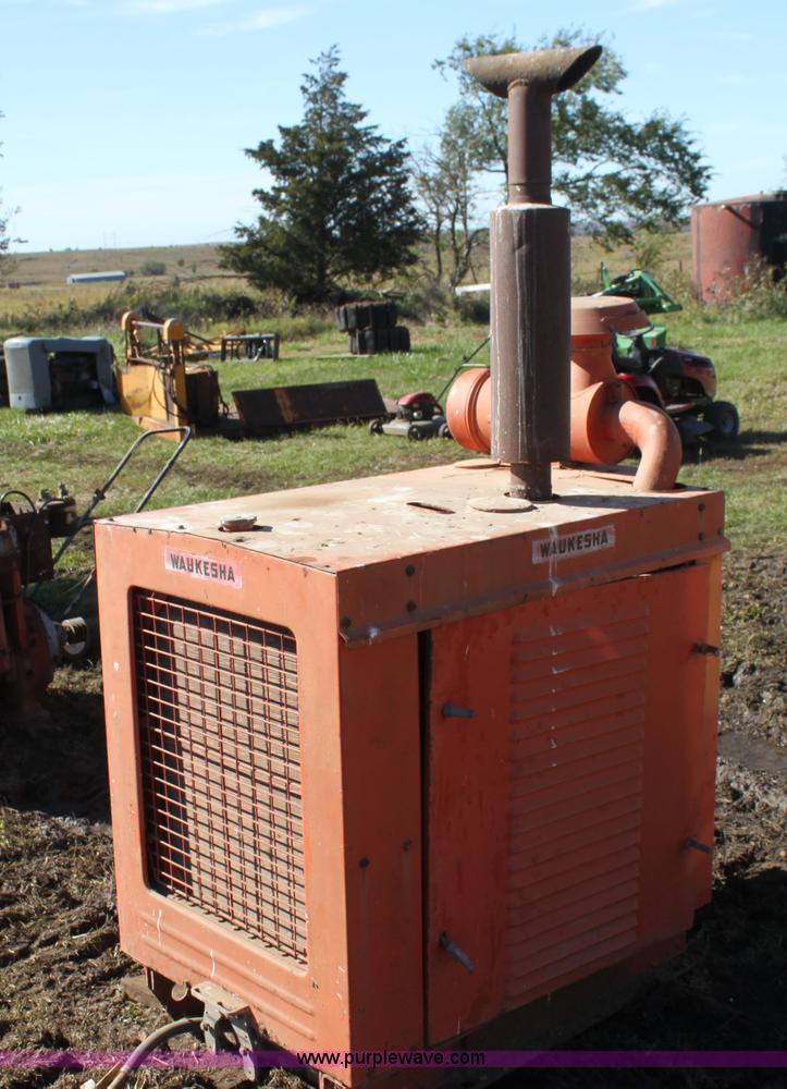 image for item H8810 Waukesha four cylinder stationary engine