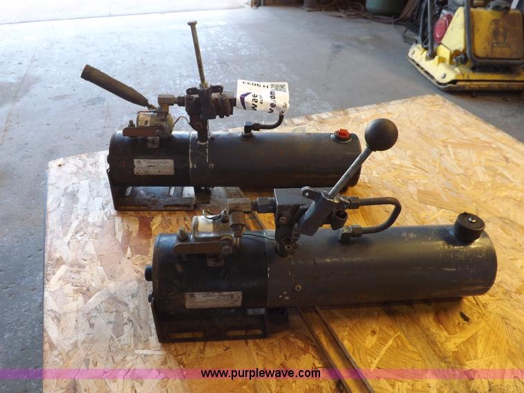 image for item H9033 (2) Monarch hydraulic power units