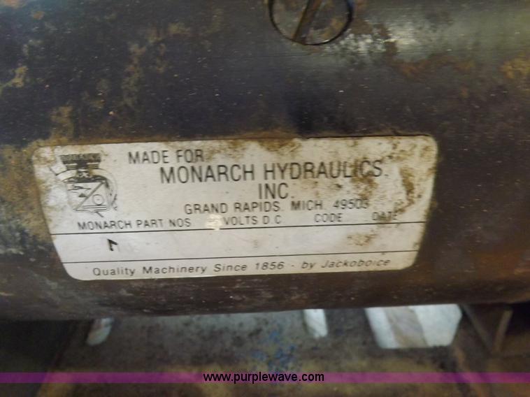 image for item H9033 (2) Monarch hydraulic power units