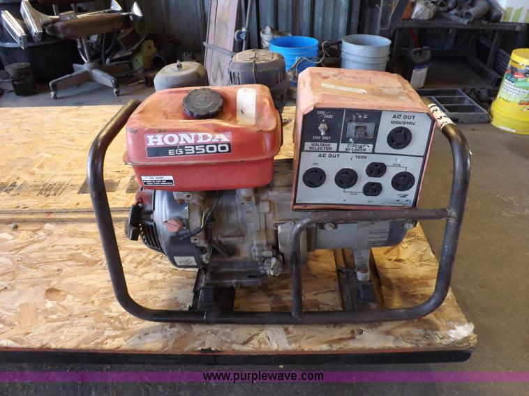 image for item H9034 Honda EG3500 generator