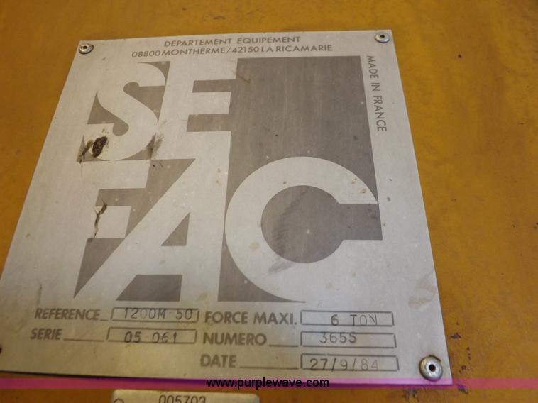 image for item H9037 (4) Sefac Mobil heavy duty lifts