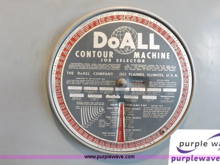 image for item H9041 Doall Contour Machine band saw