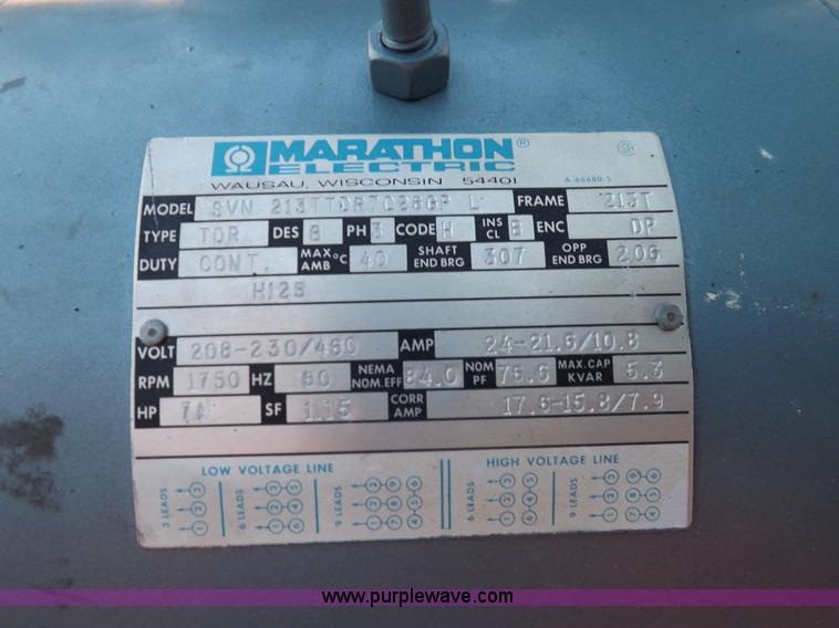 image for item H9043 Curtis Toledo air compressor